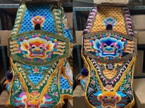 平繡神將甲-含旗布示意圖