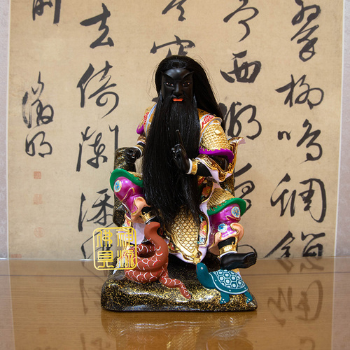 8寸8玄天正體-活眼植髮黑臉示意圖