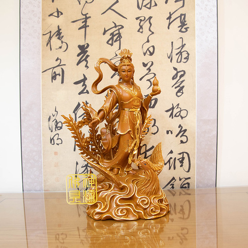 樟木九天玄女<1尺3+描金示意圖