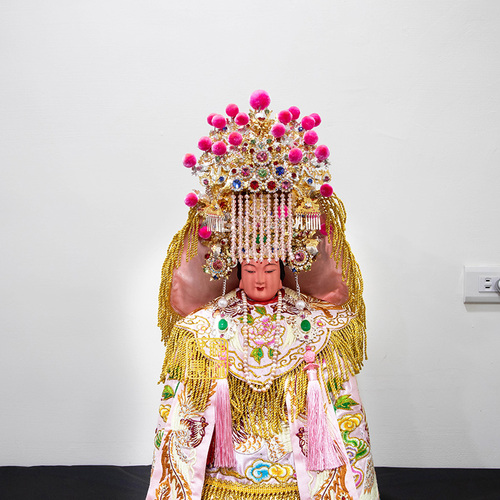 施華洛世奇媽祖帽7寸雙色1尺3用示意圖