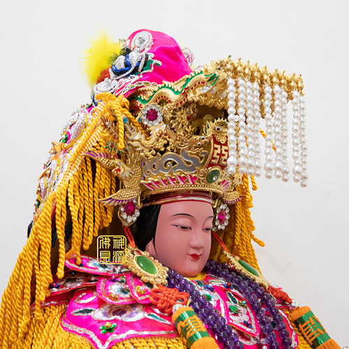 古體紙製媽祖帽7寸示意圖