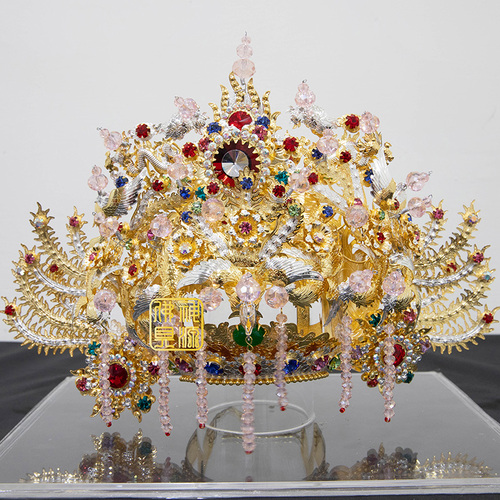 施華洛世鳳冠銅帽.尺3用示意圖