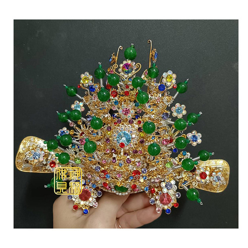 銅帽(特)狀元帽-玉石.尺寸可訂製示意圖