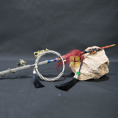 鑽版太子槍圈1尺3用示意圖