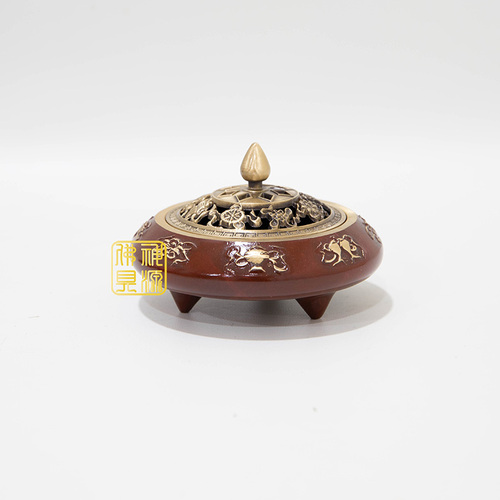 八吉祥香爐-紅色D7示意圖
