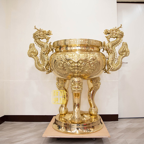 銅高級五爪粉金天公爐2尺2(皇)示意圖