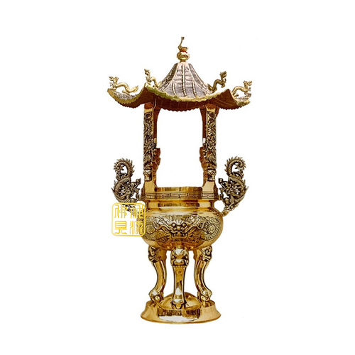 銅高級天公爐2尺+單層蓋(皇)示意圖