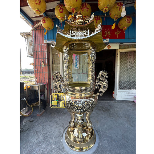 銅高級天公爐2尺+二層蓋(皇)示意圖