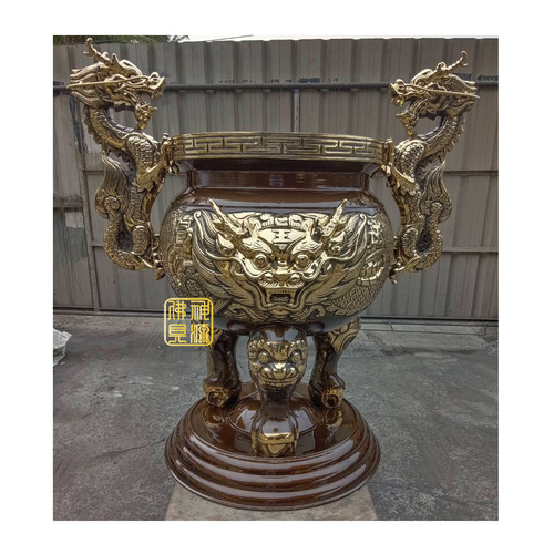 天公爐仿古，包腳，五爪龍耳，爐身加大型，三層底座2尺2示意圖