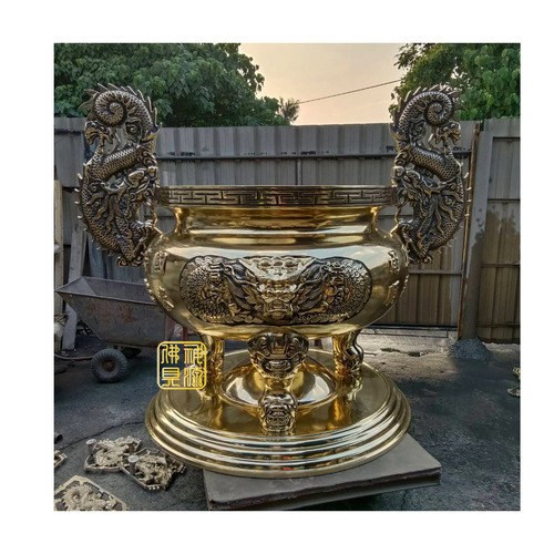 天公爐，捲尾龍耳，三層底座3尺6示意圖