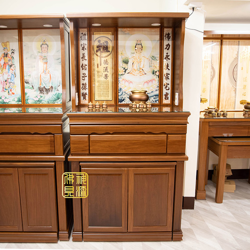 日式實木佛櫥3尺6示意圖