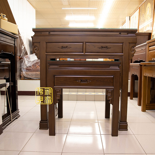 4尺2神桌,祥運款榆木示意圖