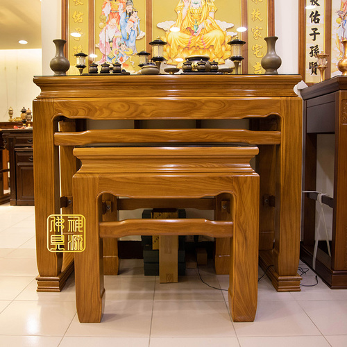 5尺1神桌,鹿港桌4寸角示意圖