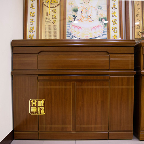 半實木神桌,5尺1示意圖