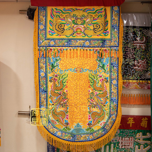 仿潮繡頭旗/可補字示意圖