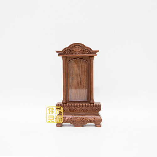 花梨蓮花牌位6寸-洲示意圖