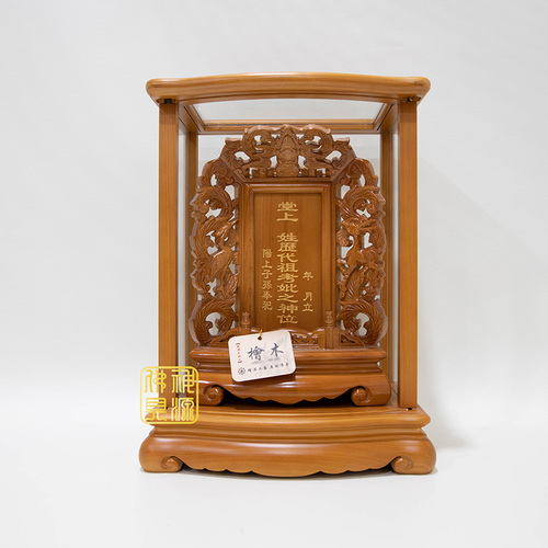 檜木福祿壽祖龕1尺示意圖