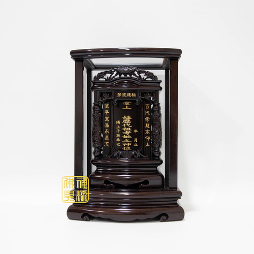 黑紫檀祖龕9寸示意圖
