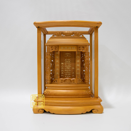 台灣手工檜木祖龕1尺本 RX示意圖