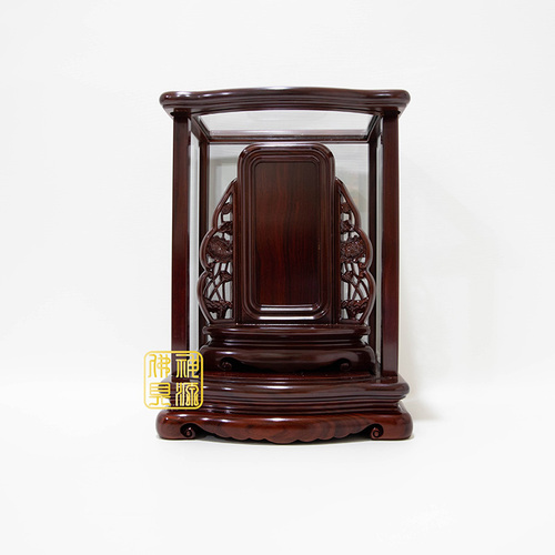 特級紫檀1尺大牌祖龕.  RX示意圖