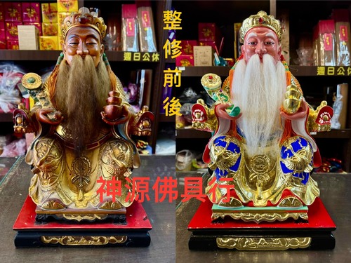 神像整修示意圖