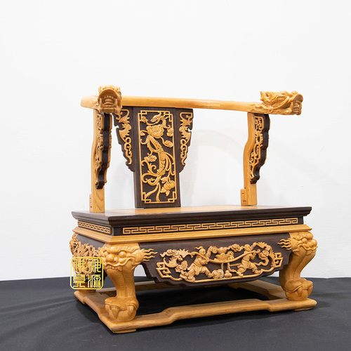 黑檀入檜木屈椅8寸8神明用示意圖