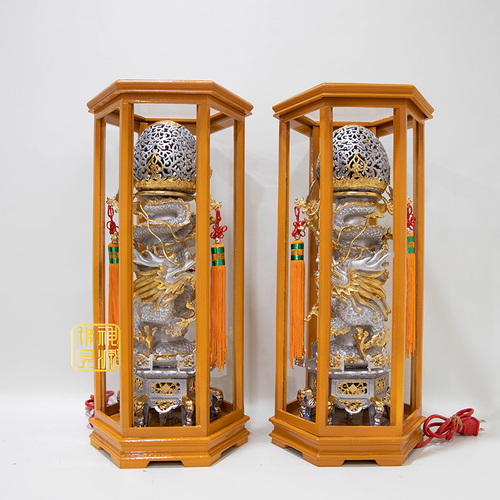 龍柱錫燈-雙色2尺2示意圖