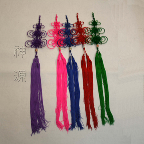 3朵加珠中國結<1條>總長約67公分示意圖