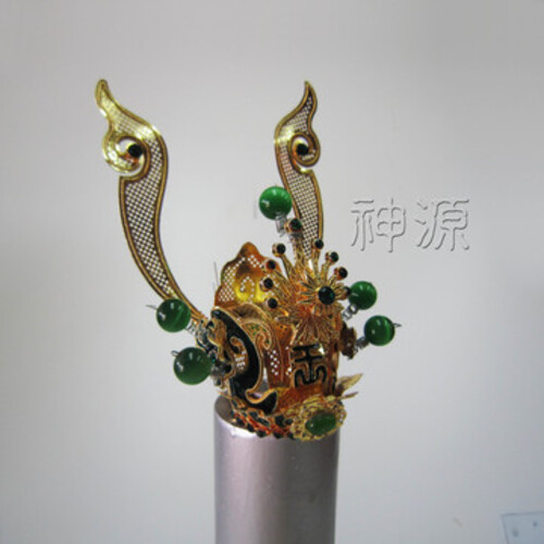 金古體太子束冠綠珠1尺3用示意圖