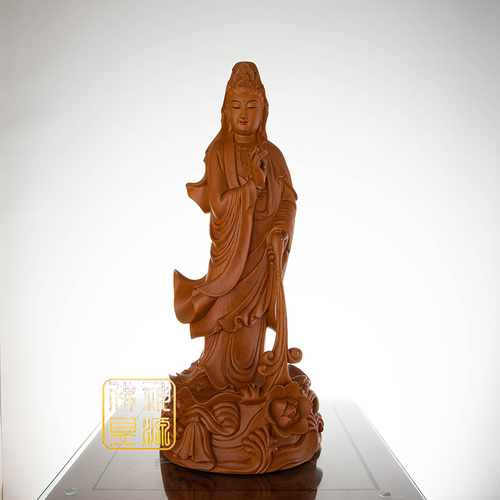 尺3站身蓮花觀音樟本示意圖