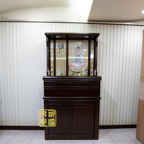 日式B型素蓋佛櫥3尺6示意圖