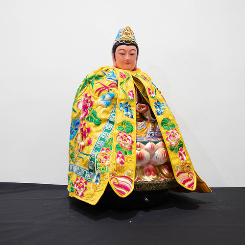 觀音上竹衣8寸黃色示意圖