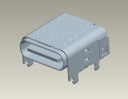 MCCFT-R2Z2(Right Angle -Dual Row 24pin Standard on board type)示意圖