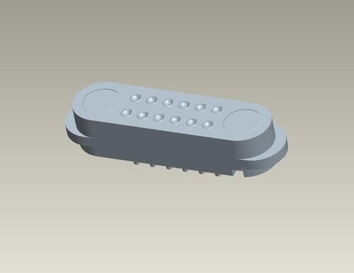 PM1061M(Dual row 2x6Pin/ Pitch1.50mmBody 4.00mm Height/Vertical示意圖