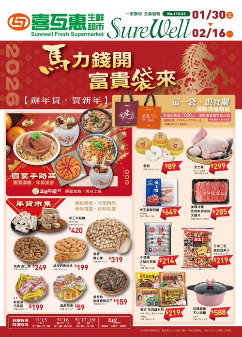 馬力錢開．富貴袋來示意圖