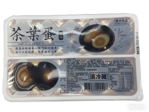茶葉蛋 <br>勝大食品茶葉蛋(原味) 10粒/包示意圖