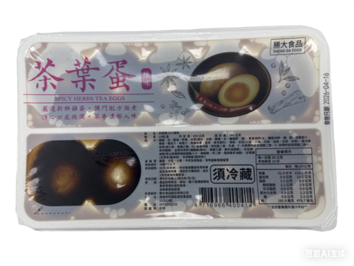 茶葉蛋 <br>勝大食品茶葉蛋(辣味) 10粒/包示意圖