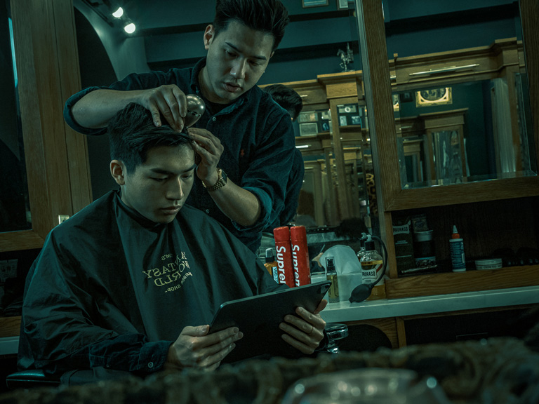 服務項目 - 男仕理髮 | 台北barbershop | 台北男仕理髮-深層頭皮養護療程