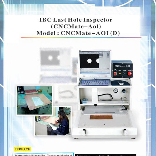 PCB測試孔徑檢測設備(CNCMate)示意圖