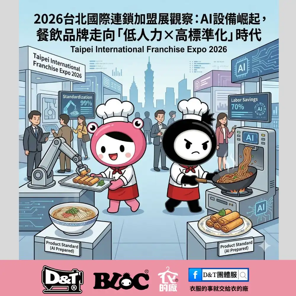 2026台北國際連鎖加盟展-打造高效率品牌，從團體服開始