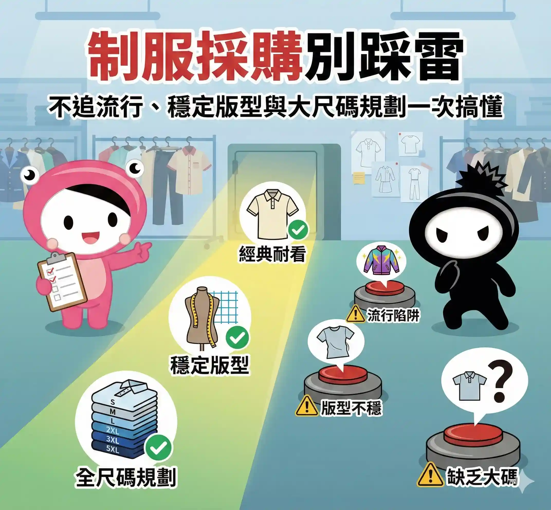 制服採購決策指南：第一次就選對，後面五年都輕鬆