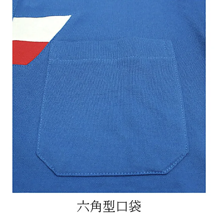 六角型口袋經典POLO衫胸前貼袋