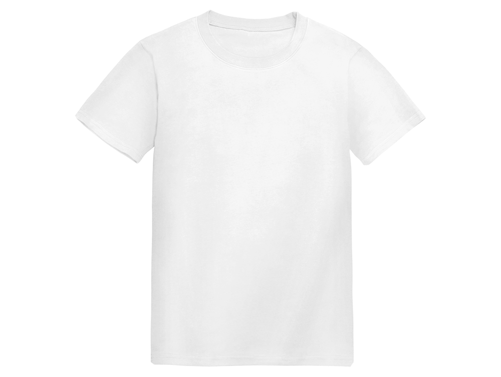 圓領白色T恤訂製