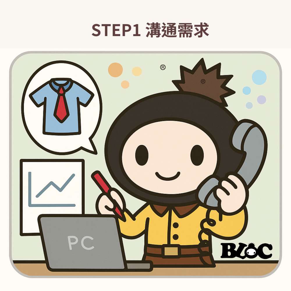 圈圈叉叉帶你了解 MIT 製造的餐飲制服客製流程，BLOC 百格餐飲服完整搭配方案介紹