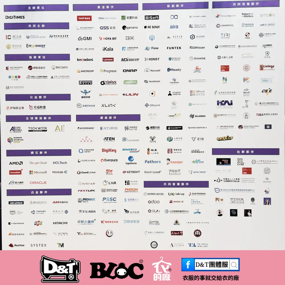 AI EXPO Taiwan 2026 完整參展商分區清單看板