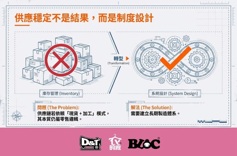 供應穩定不是結果而是制度設計 庫存管理轉向系統設計
