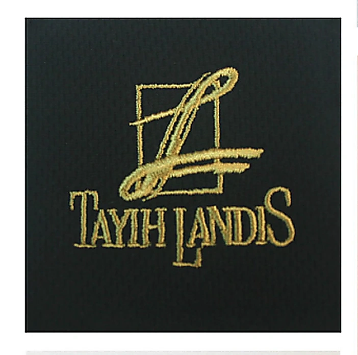 台南大億麗緻酒店 TAYIH LANDIS 五星級飯店金色刺繡 團體服刺繡範例 D&T衣的廠