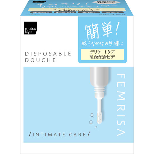 matsukiyo FEMRISA 女性私密護理即棄灌洗液示意圖