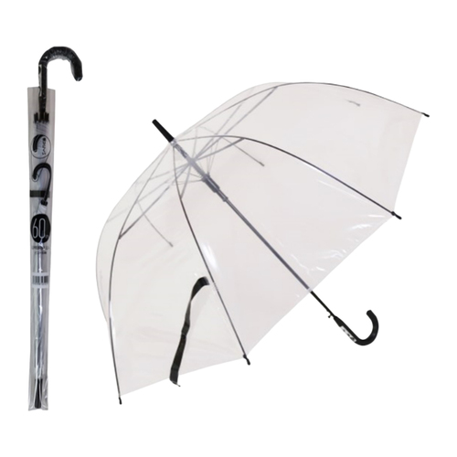 matsukiyo 透明塑膠長傘 60cm示意圖