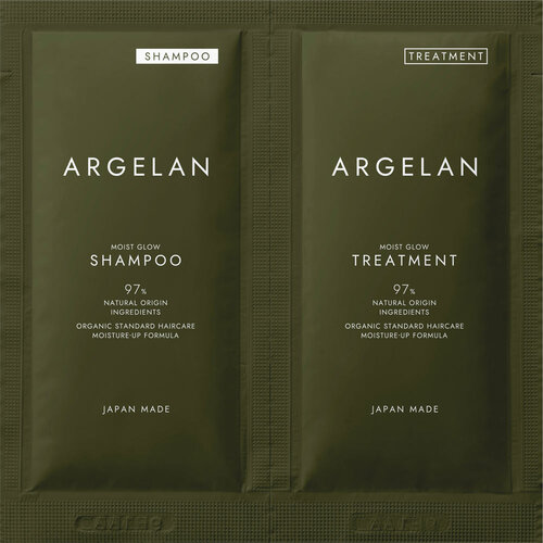 ARGELAN 植物保濕配方洗髮&潤髮乳 一日體驗裝示意圖